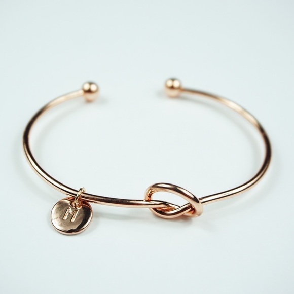Tie The Knot Rose Gold M Bracelet - Picture 1 of 3